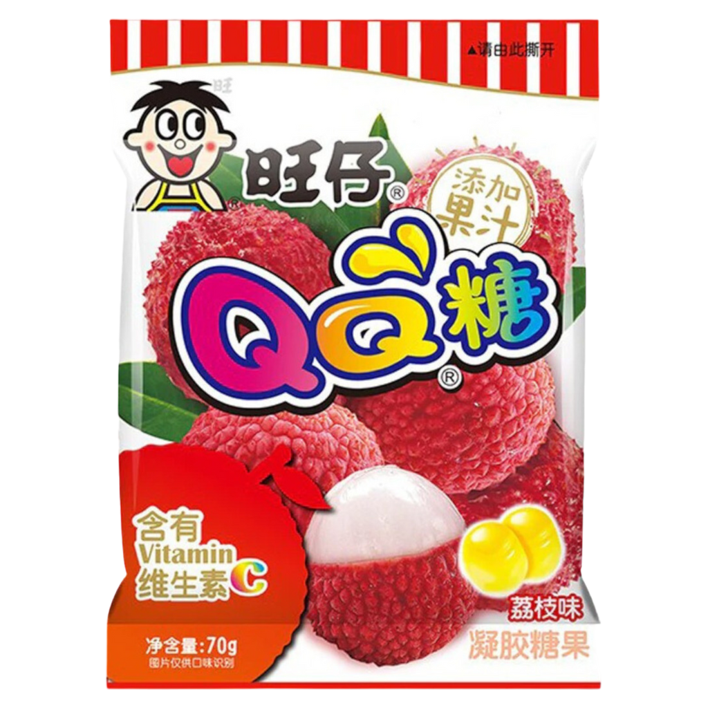 Want Want QQ Lychee Gummies - 2.4oz (70g)