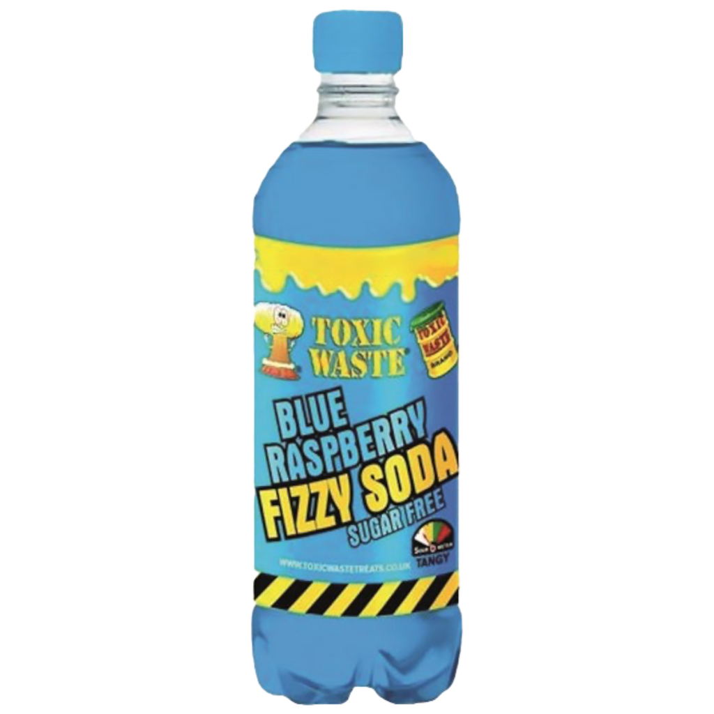 Toxic Waste Sour Blue Raspberry Soda - 16.9fl.oz (500ml)
