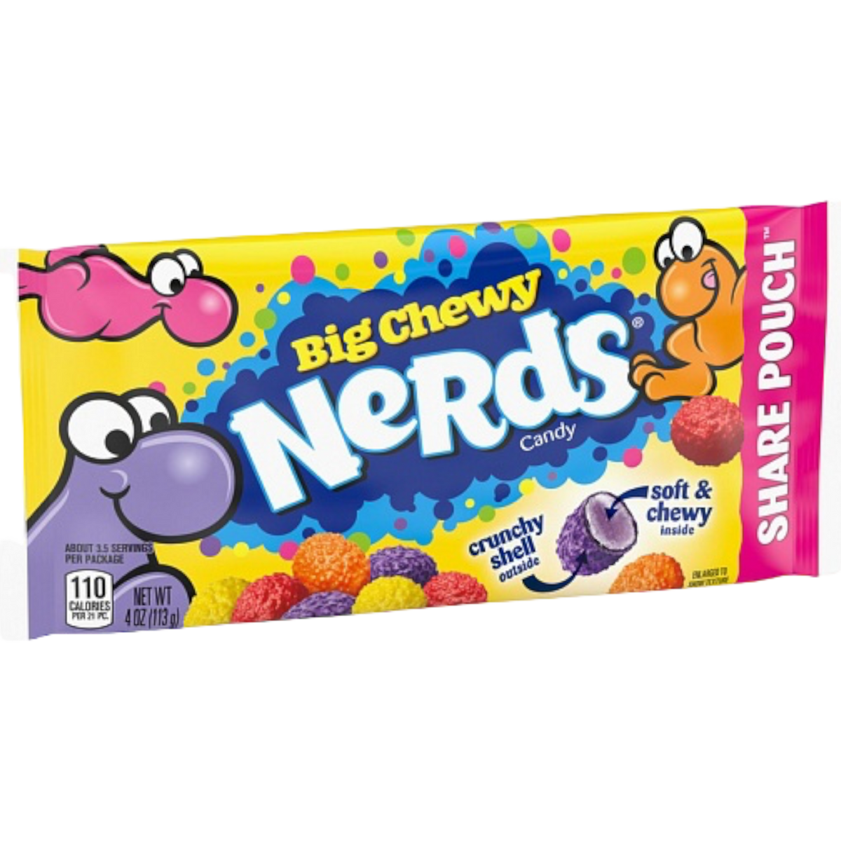 Nerds Big Chewy Share Pouch - 3.98oz (113g) – Poppin Candy