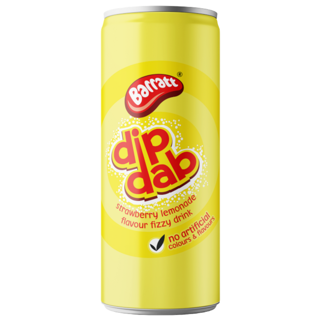 Barratt Dip Dab Strawberry lemonade Soda - 8.45fl.oz (250ml)