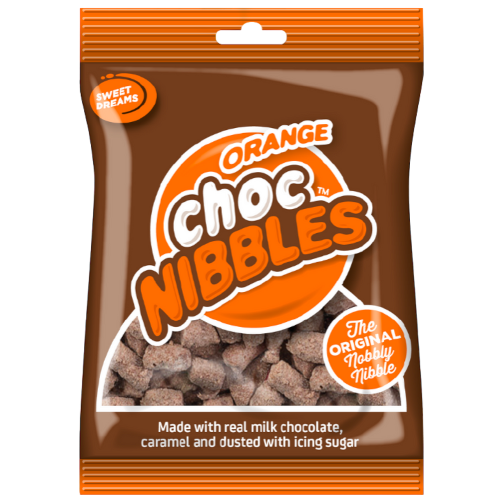Choc Nibbles Orange Bag - 5.29oz (150g)