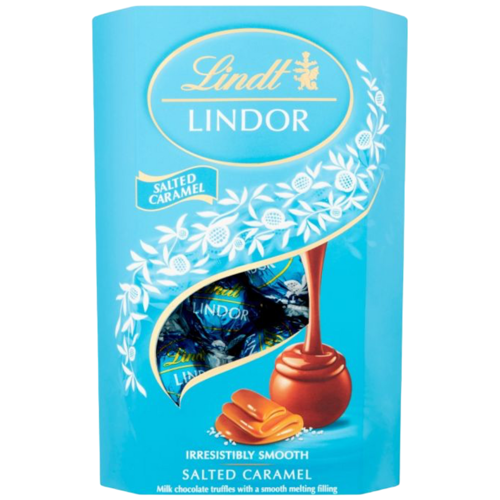 Lindt Lindor Salted Caramel Chocolate Truffles Box - 7.05oz (200g)