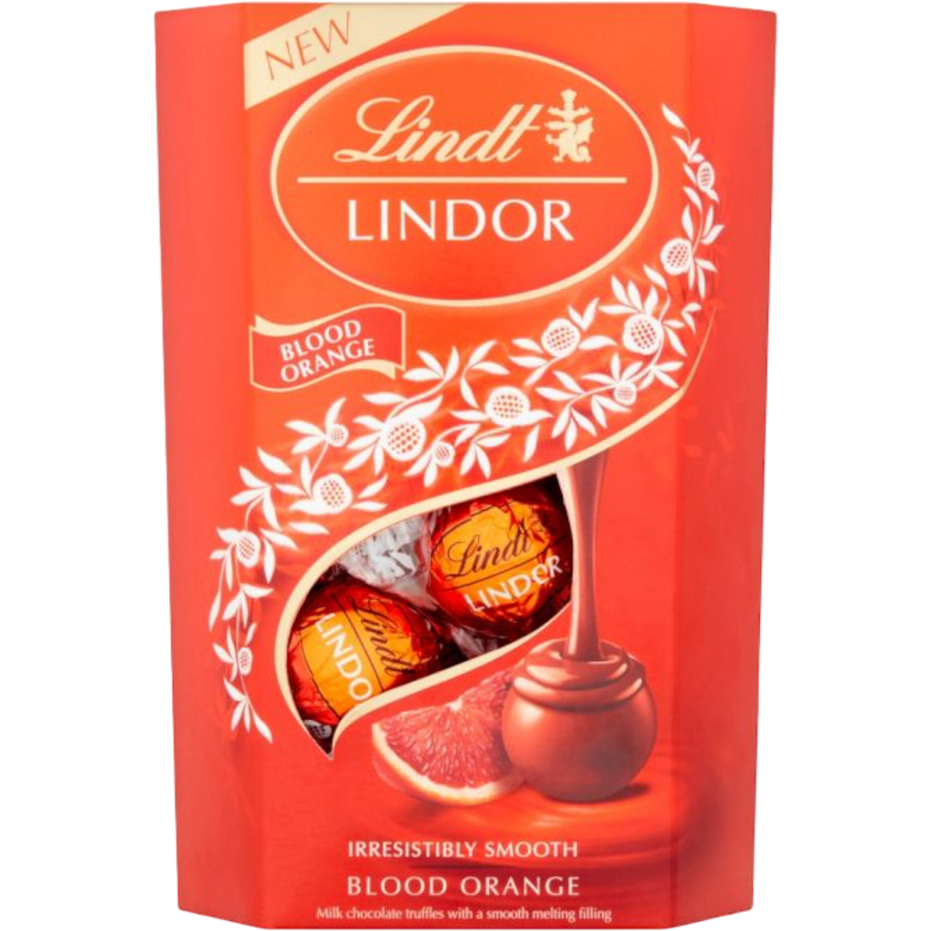 Lindt Lindor Blood Orange Chocolate Truffles 7 05oz (200g) Poppin Candy Lindt Lindor Blood Orange Chocolate Truffles 7 05oz (200g) Poppin Candy