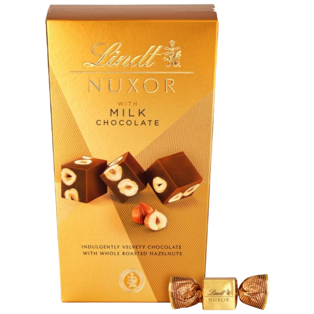 Lindt Nuxor Milk Chocolate And Hazelnuts Gift Box - 5.82oz (165g)