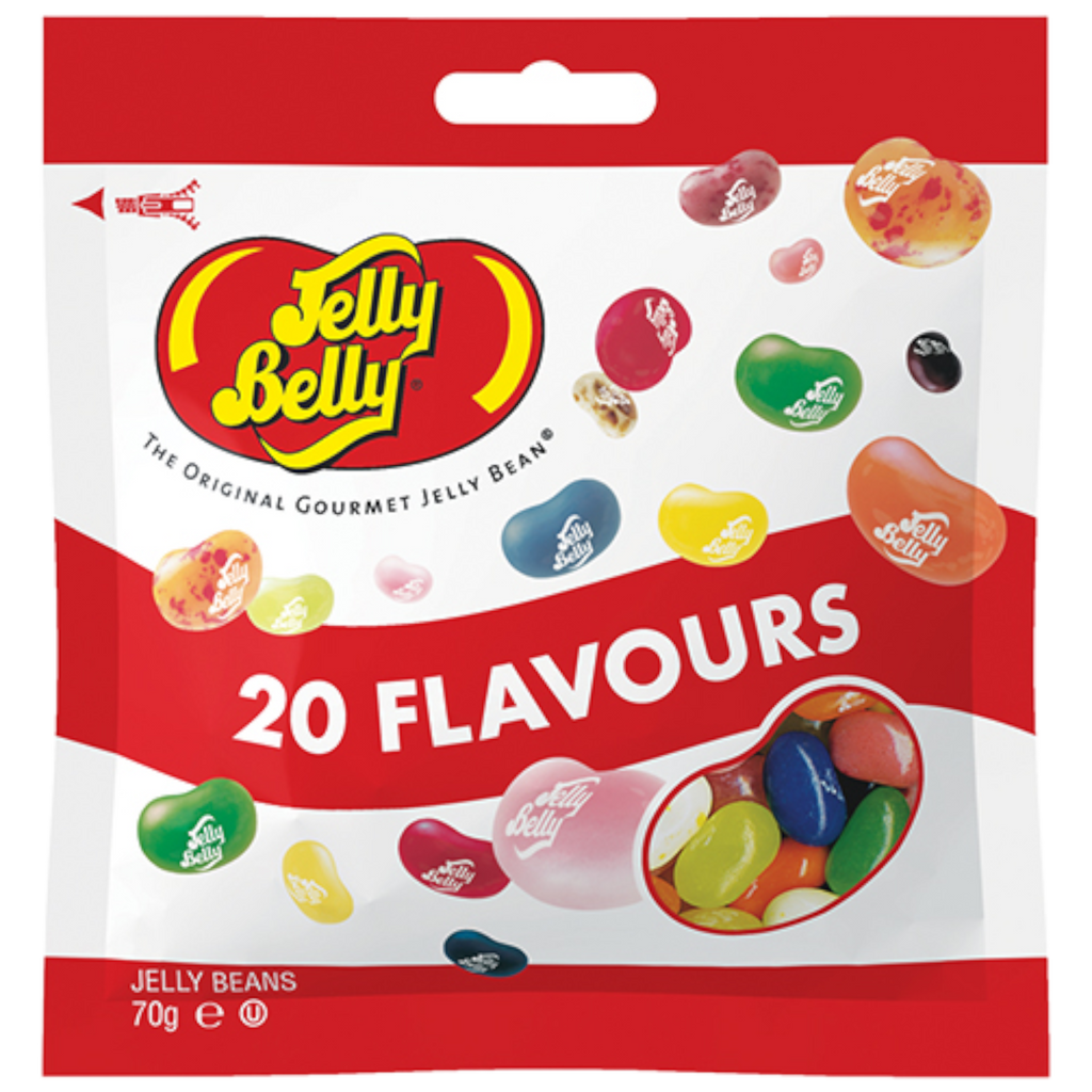 Jelly Belly 20 Flavours Assorted Jelly Beans Bag - 2.46oz (70g)