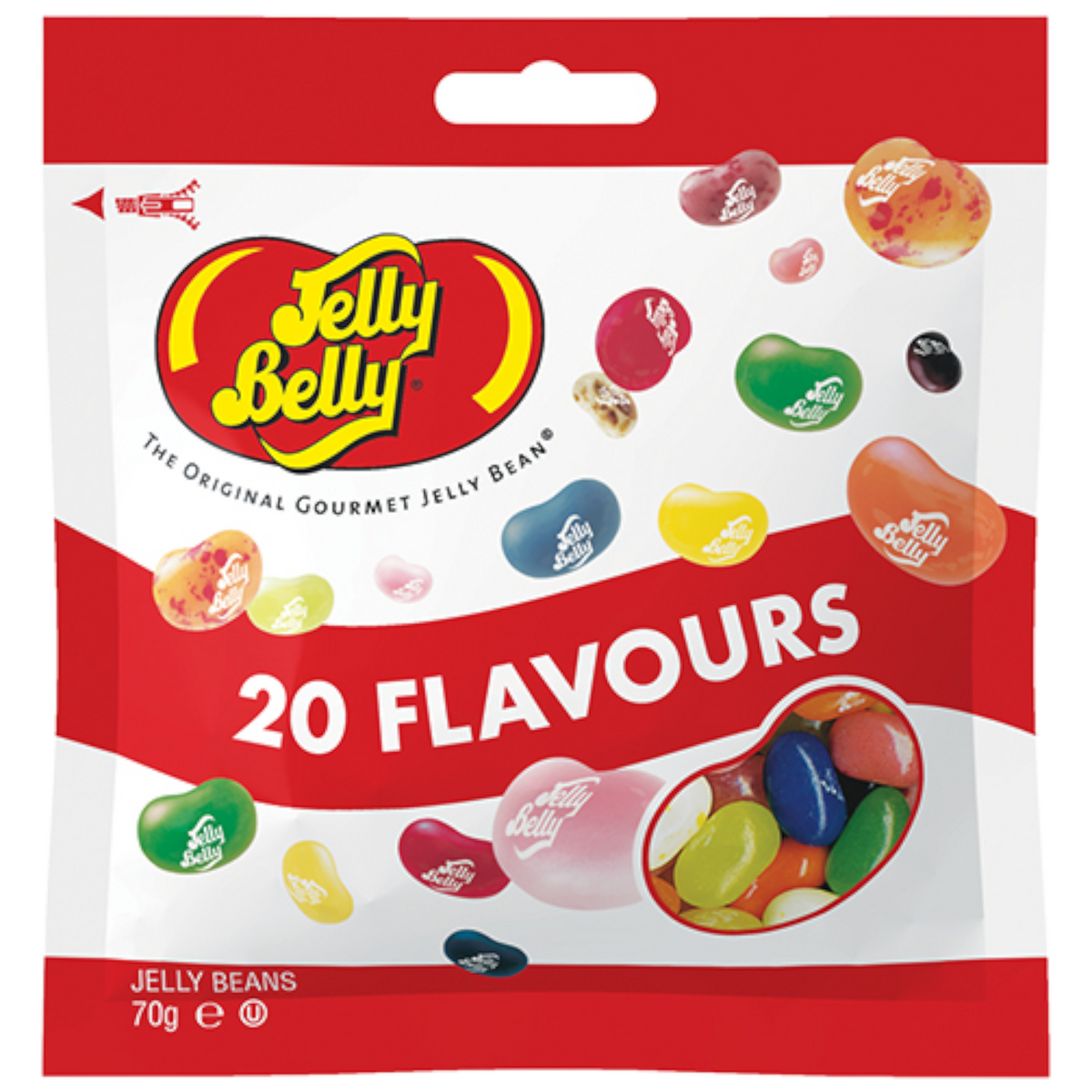 Jelly Belly 20 Flavours Assorted Jelly Beans Bag 246oz 70g Poppin Candy 6219