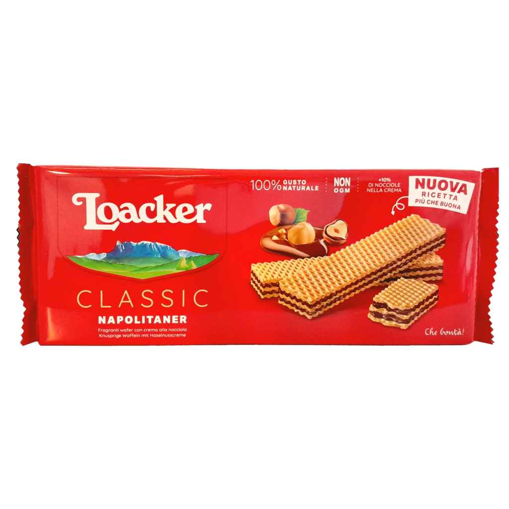 Loacker Napolitaner (Hazlenut) Wafers (Italy) - 6.17oz (175g)