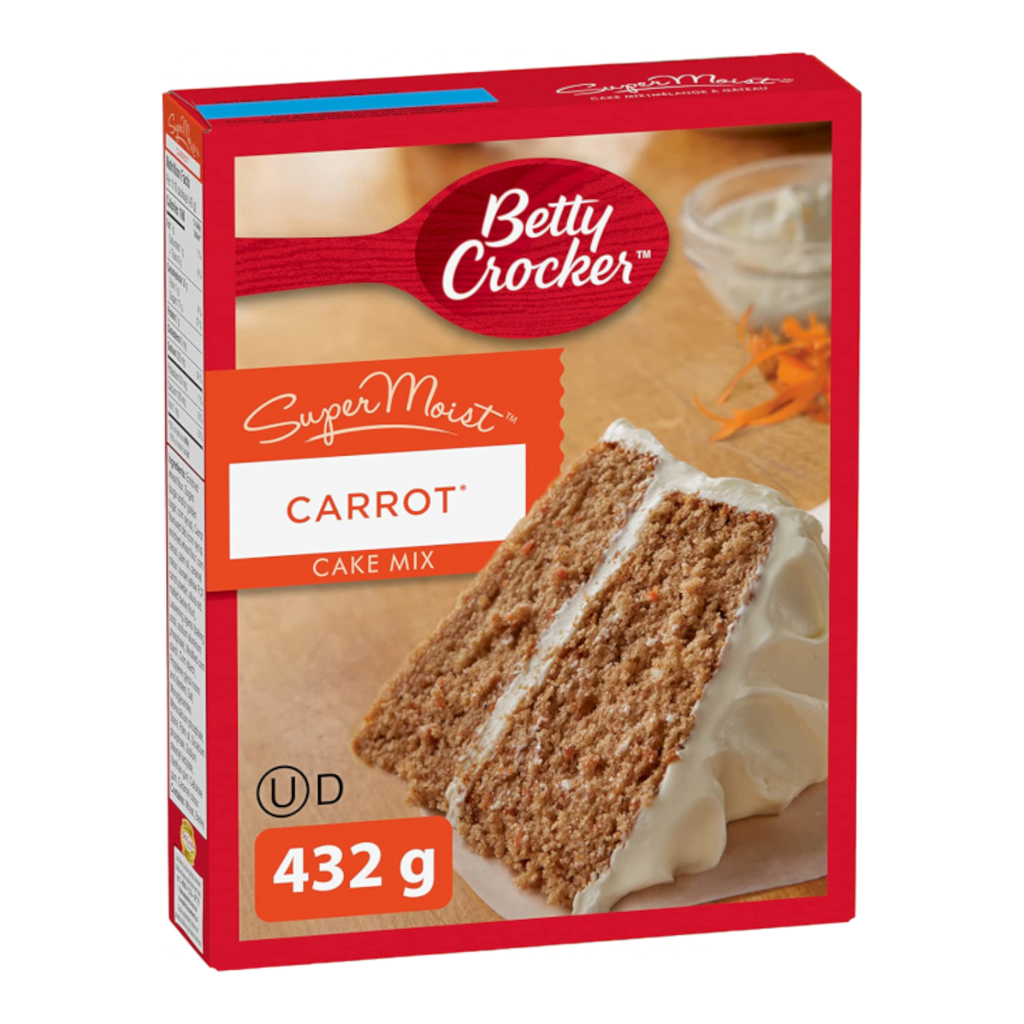 Betty Crocker Super Moist Carrot Cake Mix - 15.2oz 432g [Canadian]
