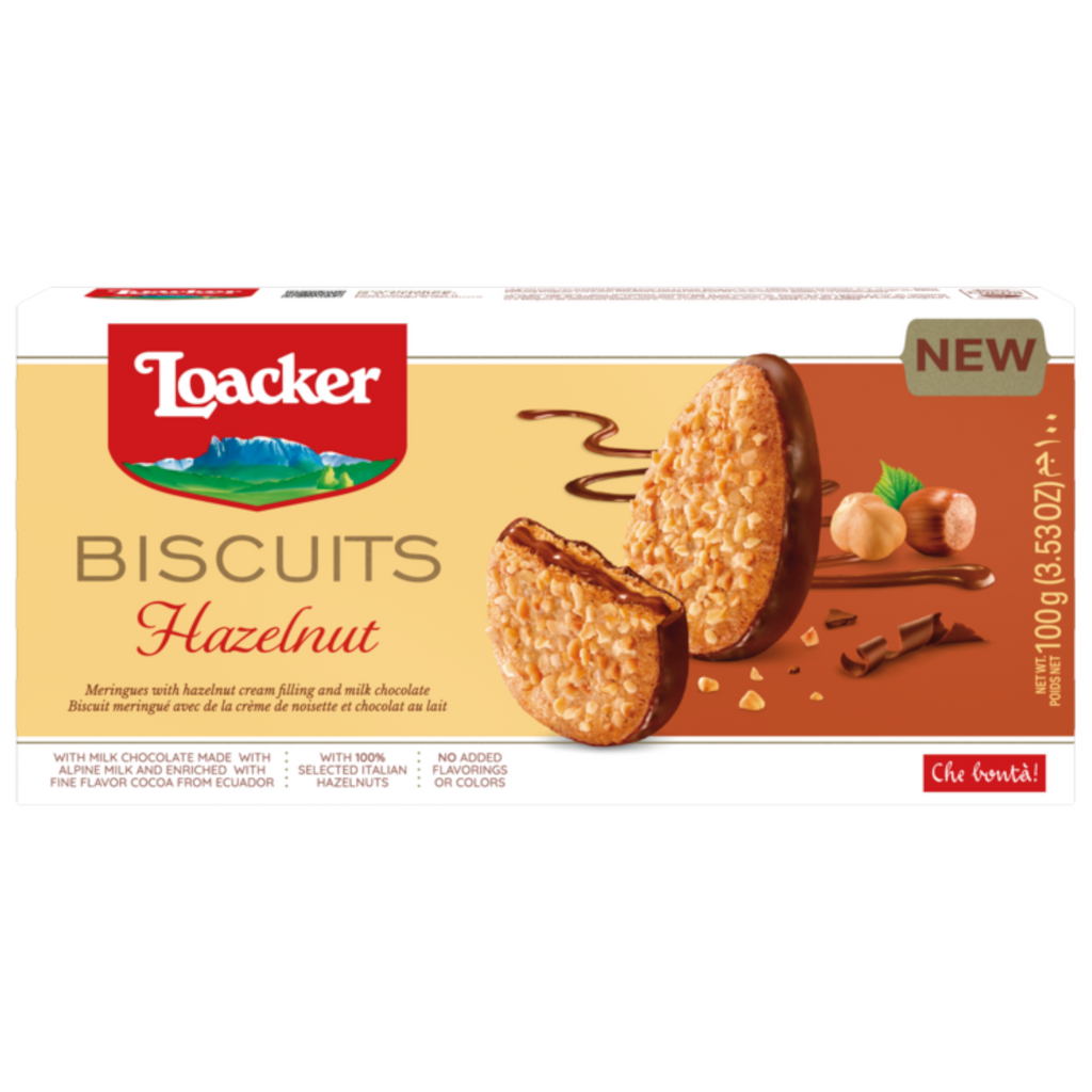Loacker Gran Pasticceria Hazelnut Biscuits (Italy) - 3.5oz (100g)