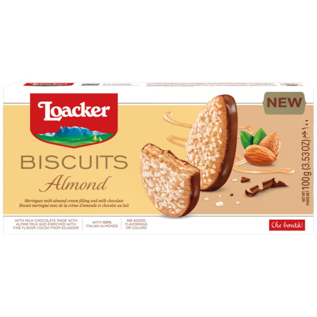 Loacker Gran Pasticceria Almond Biscuits (Italy) - 3.5oz (100g)