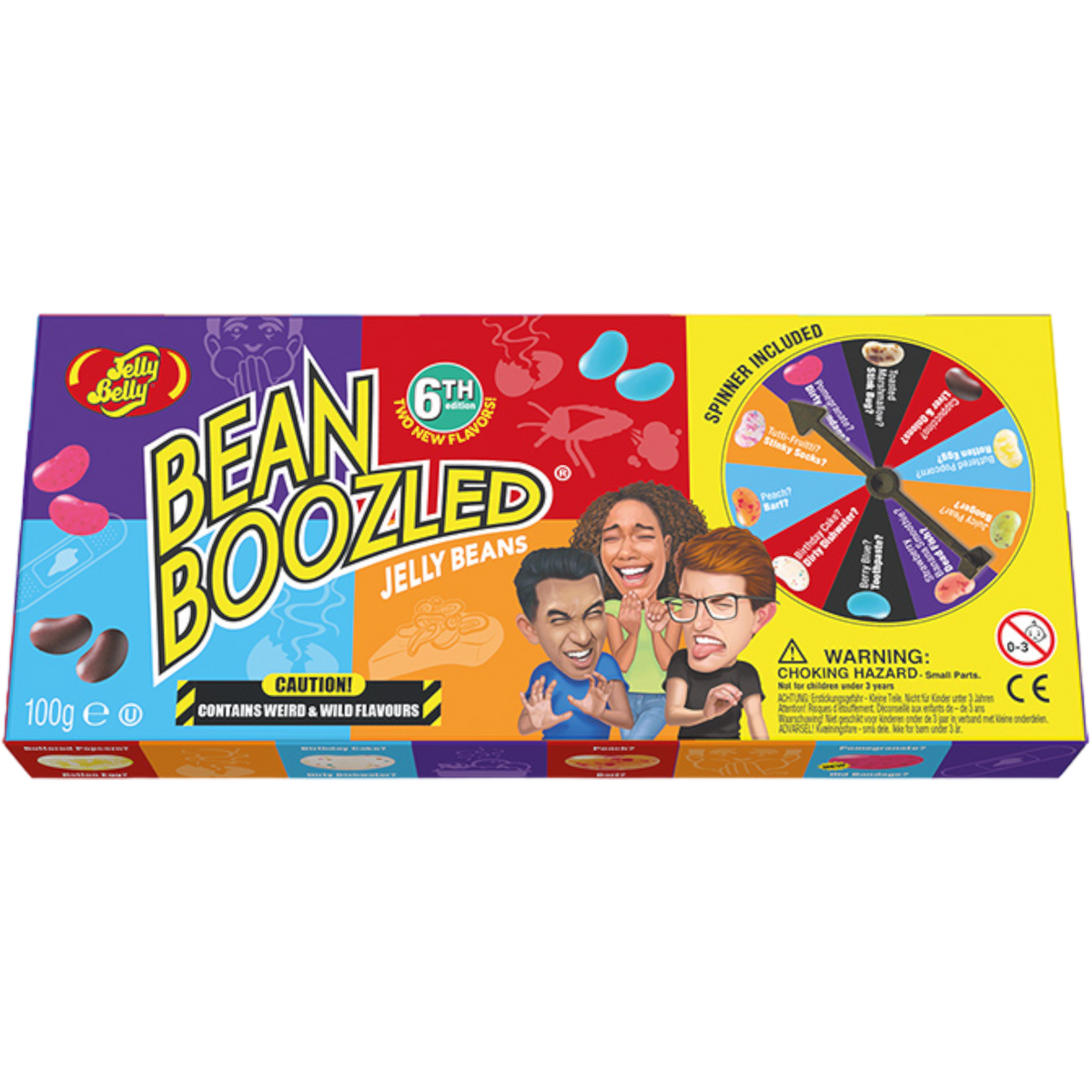 Jelly Belly Bean Boozled (6th Edition) Jelly Beans Spinner Gift Box