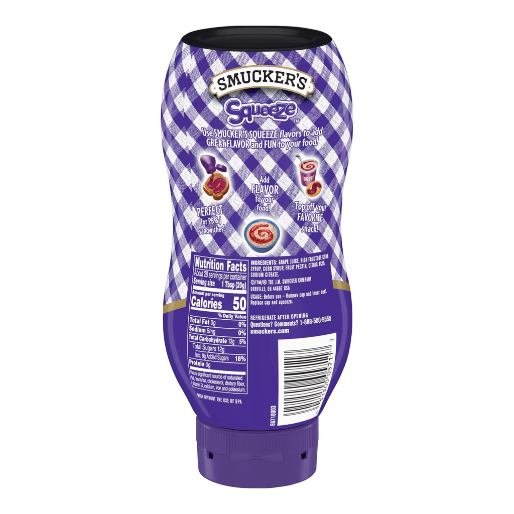 Smuckers Squeeze Grape Jelly - 20oz (567g)