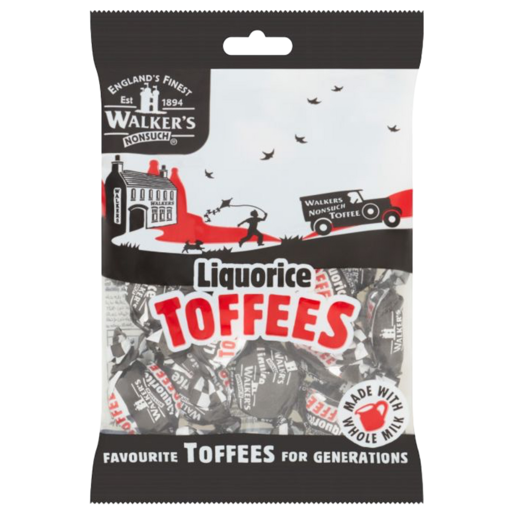 Walker's Nonsuch Liquorice Toffee Bags - 5.29oz (150g)