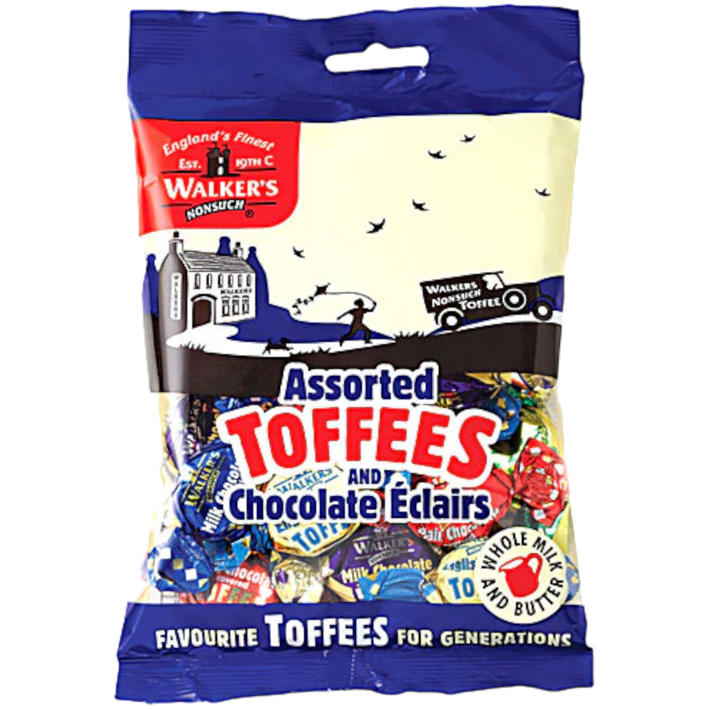 Walker's Nonsuch Assorted Toffees & Eclairs Bag - 5.29oz (150g)