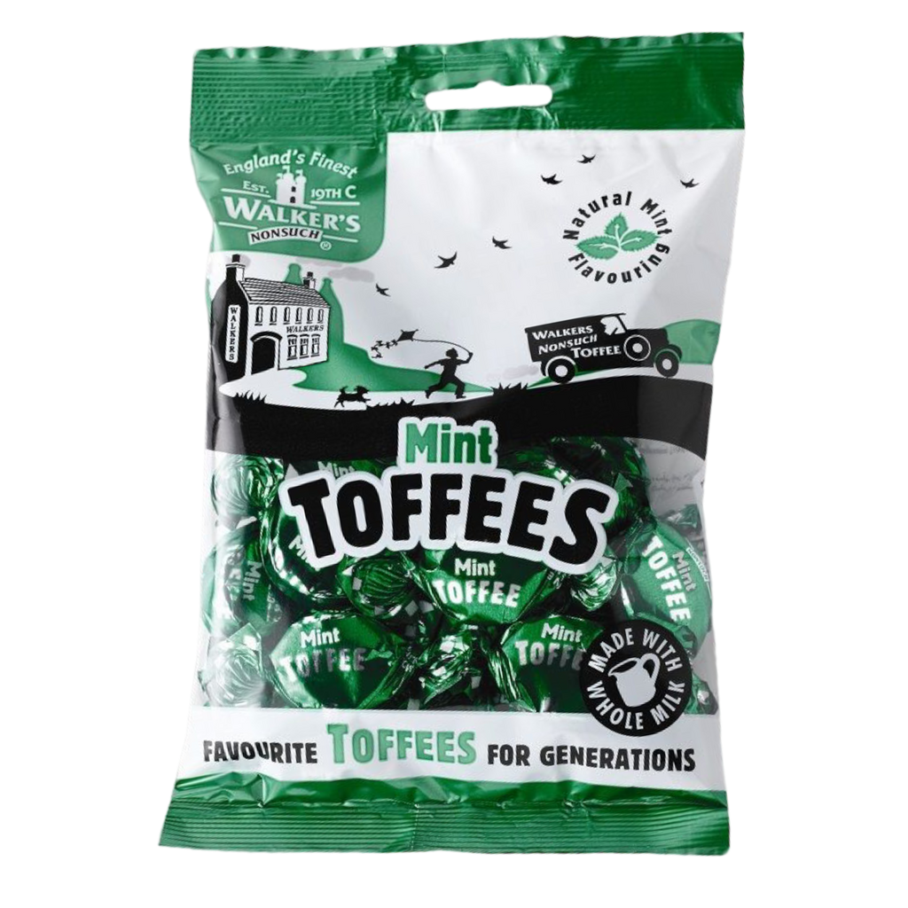 Walker's Nonsuch Mint Toffee Bags - 5.29oz (150g)