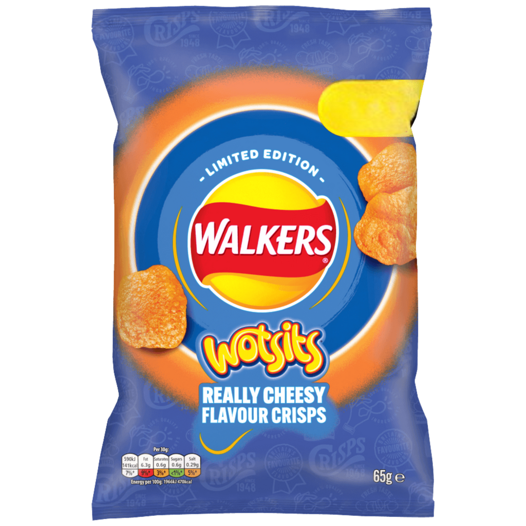 Walkers Mash Ups Wotsits Really Cheesy Crisps - 2.29oz (65g)