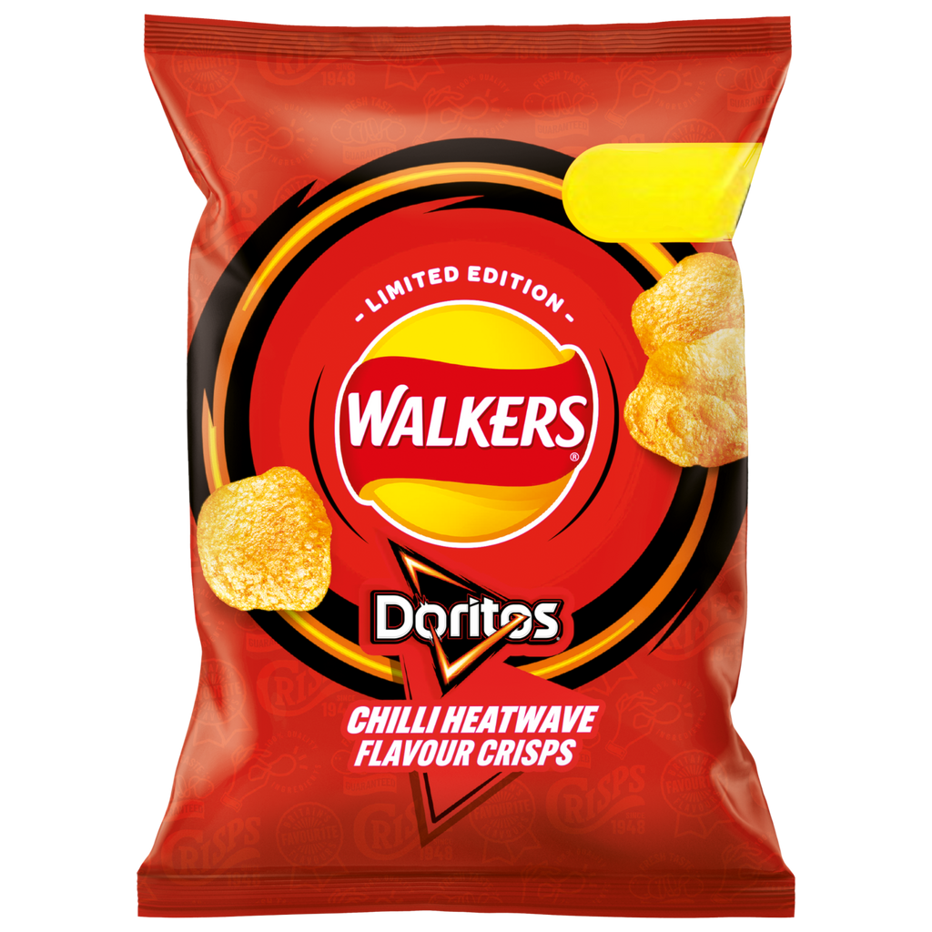 Walkers Mash Ups Doritos Chilli Heatwave Crisps - 2.29oz (65g)