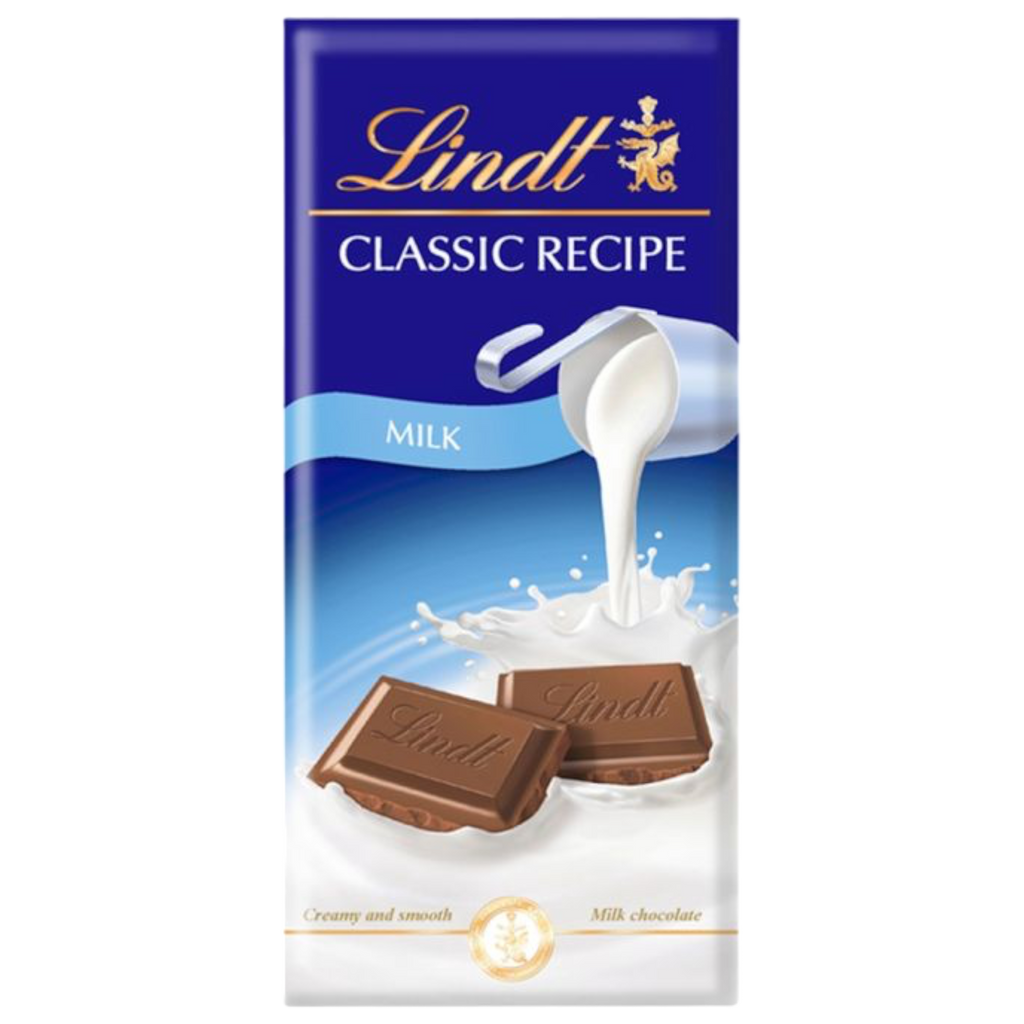 Lindt Classic Recipe Milk Chocolate Bar - 4.4oz (125g)