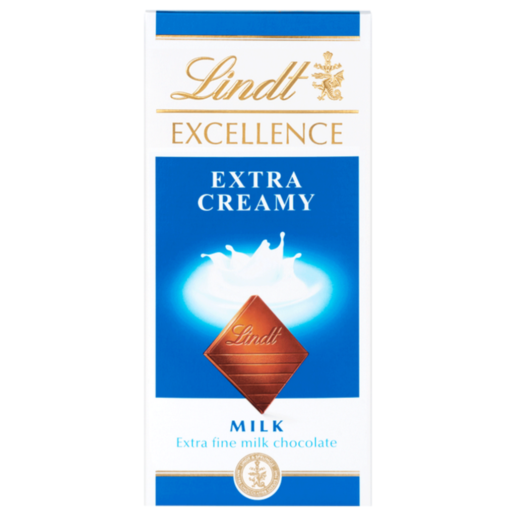 Lindt Excellence Extra Creamy Milk Chocolate Bar - 3.52oz (100g)