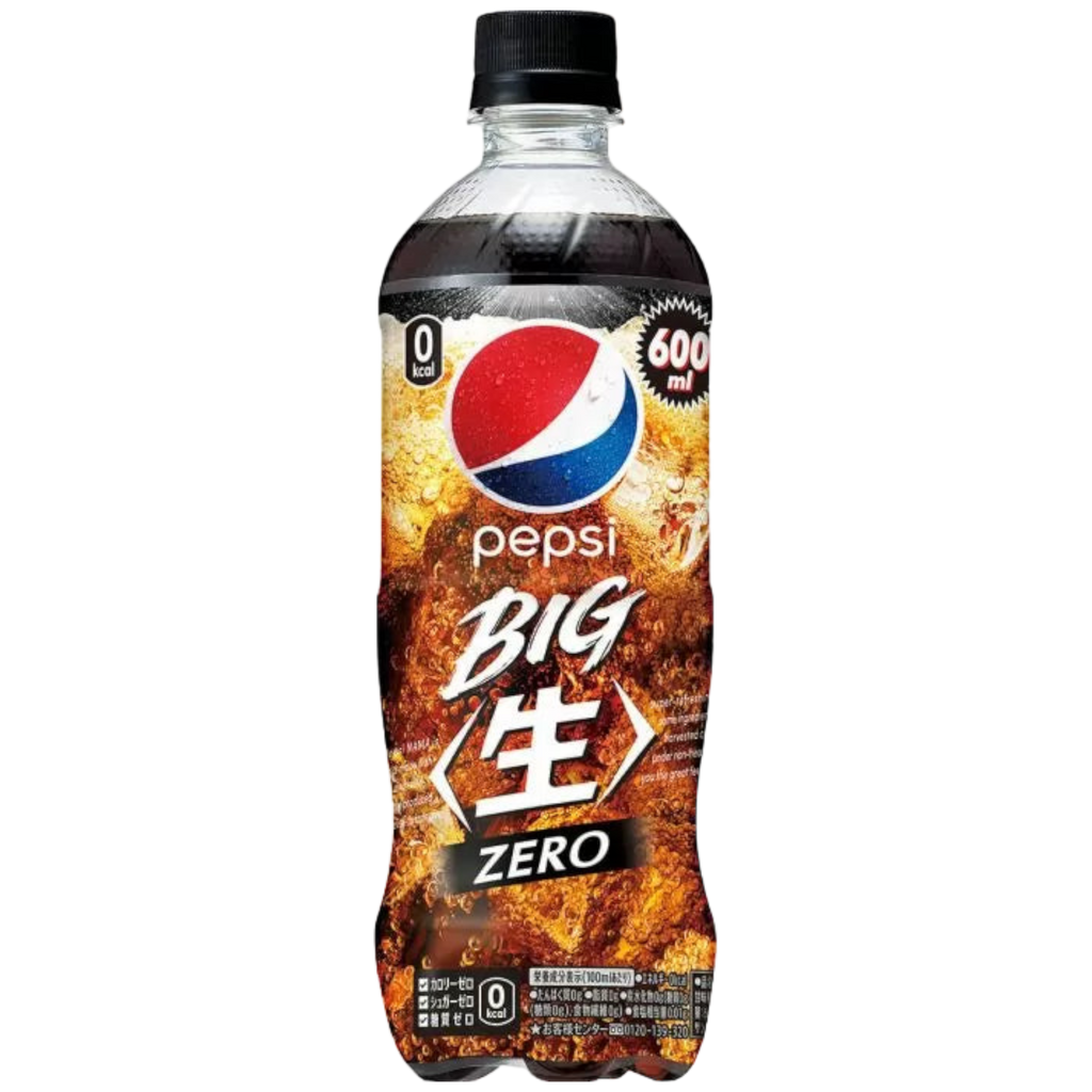 Pepsi BIG Cola Zero (Japan) - 20.3fl.oz (600ml)