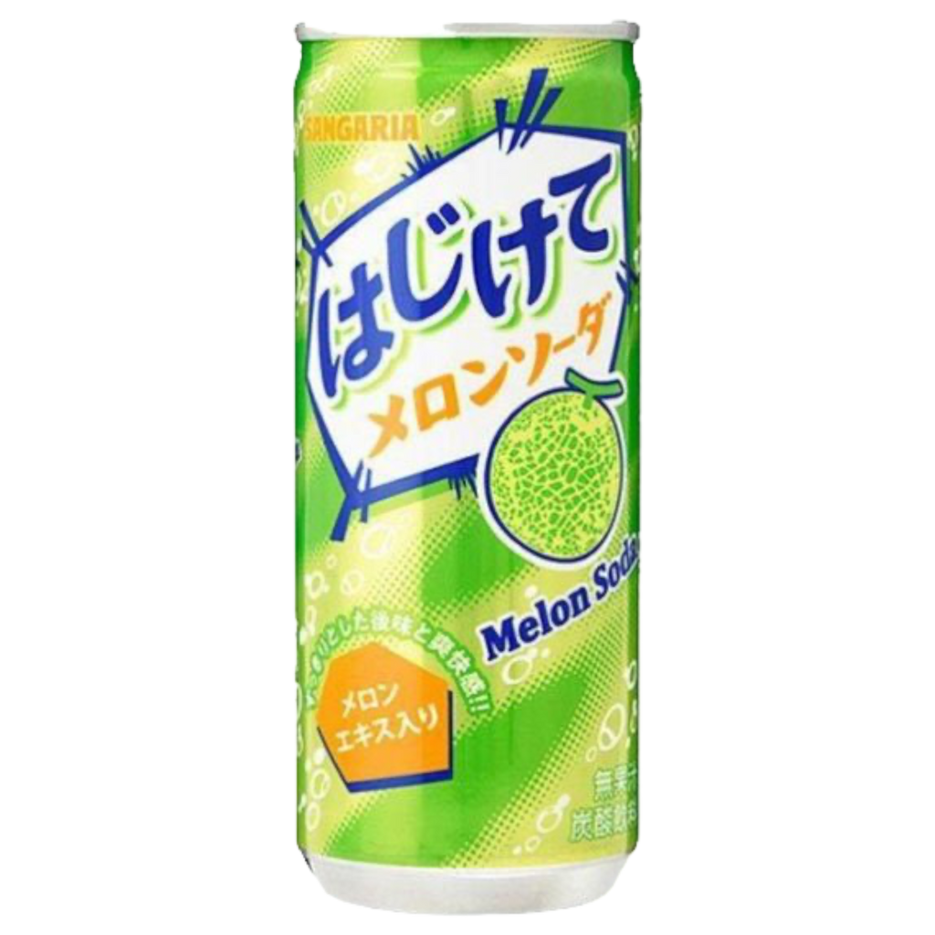 Hajikete Melon Soda - 8.45fl.oz (250ml)