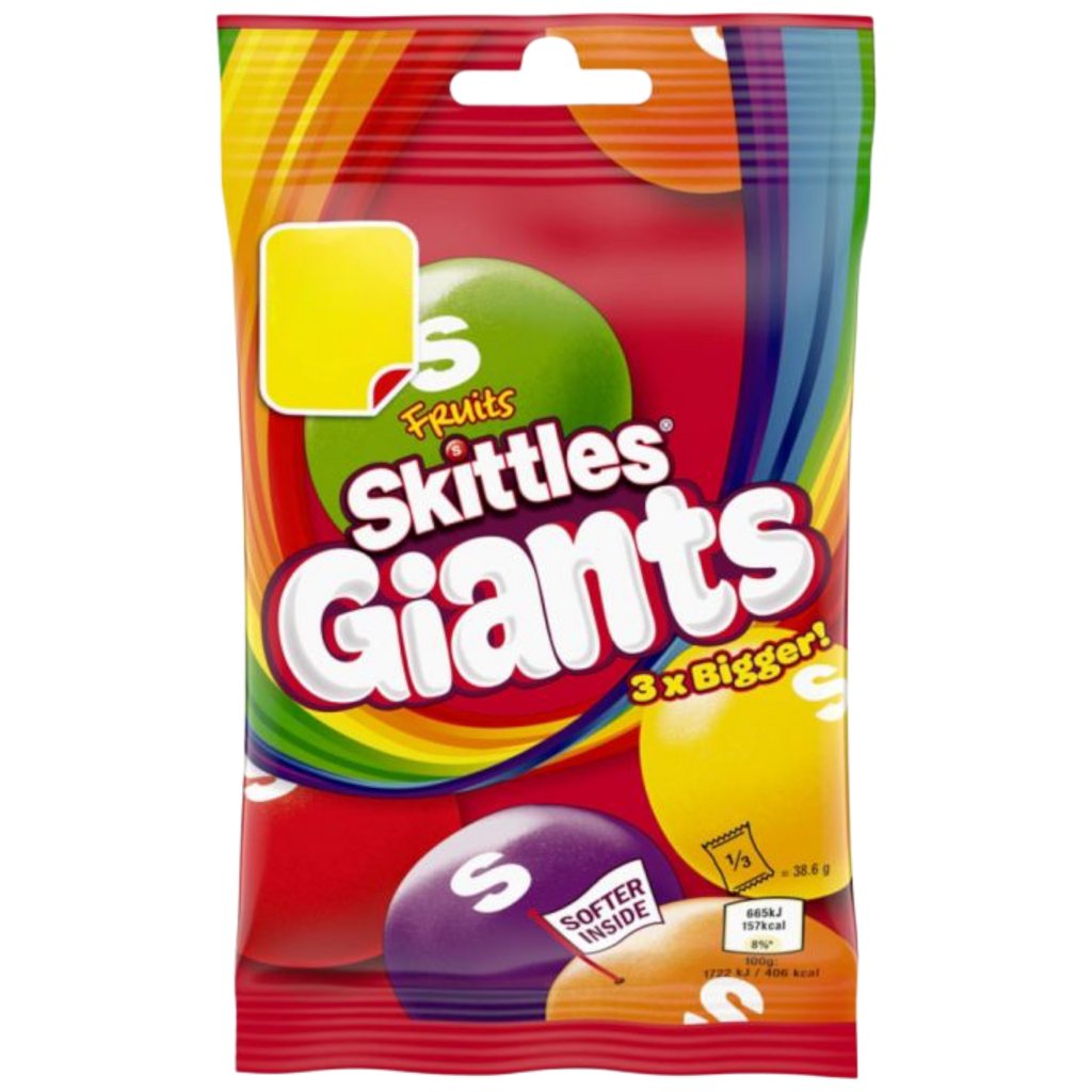 Skittles Giants Treat Bag - 4.09oz (116g)