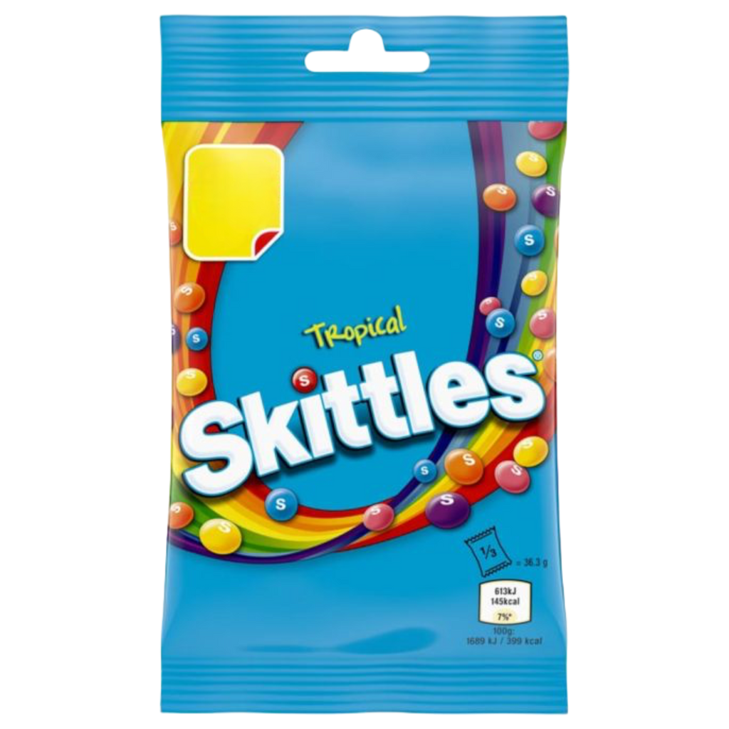Skittles Tropical Sweets Treat Bag - 3.84oz (109g)