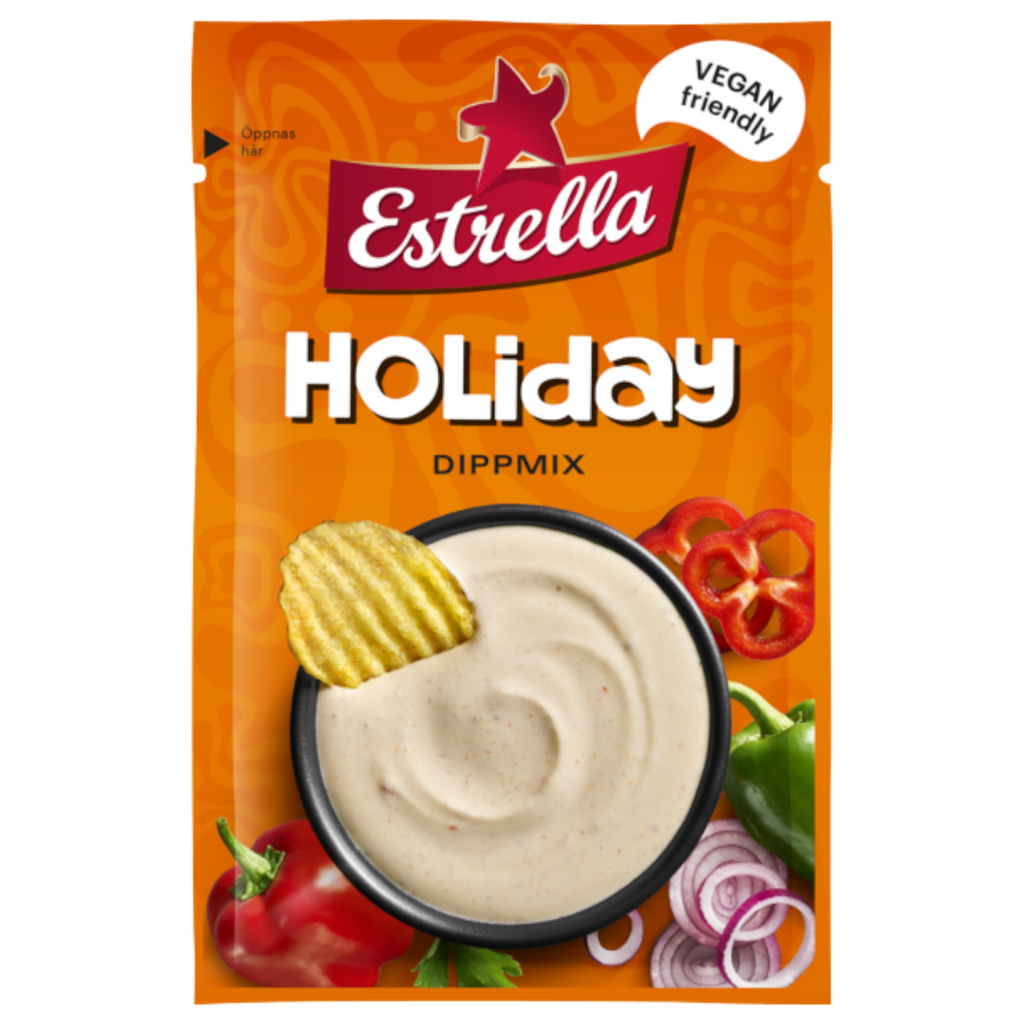 Estrella Holiday Dippmix – Onion & Pepper Dip Mix (Nordic) - 0.91oz (26g)