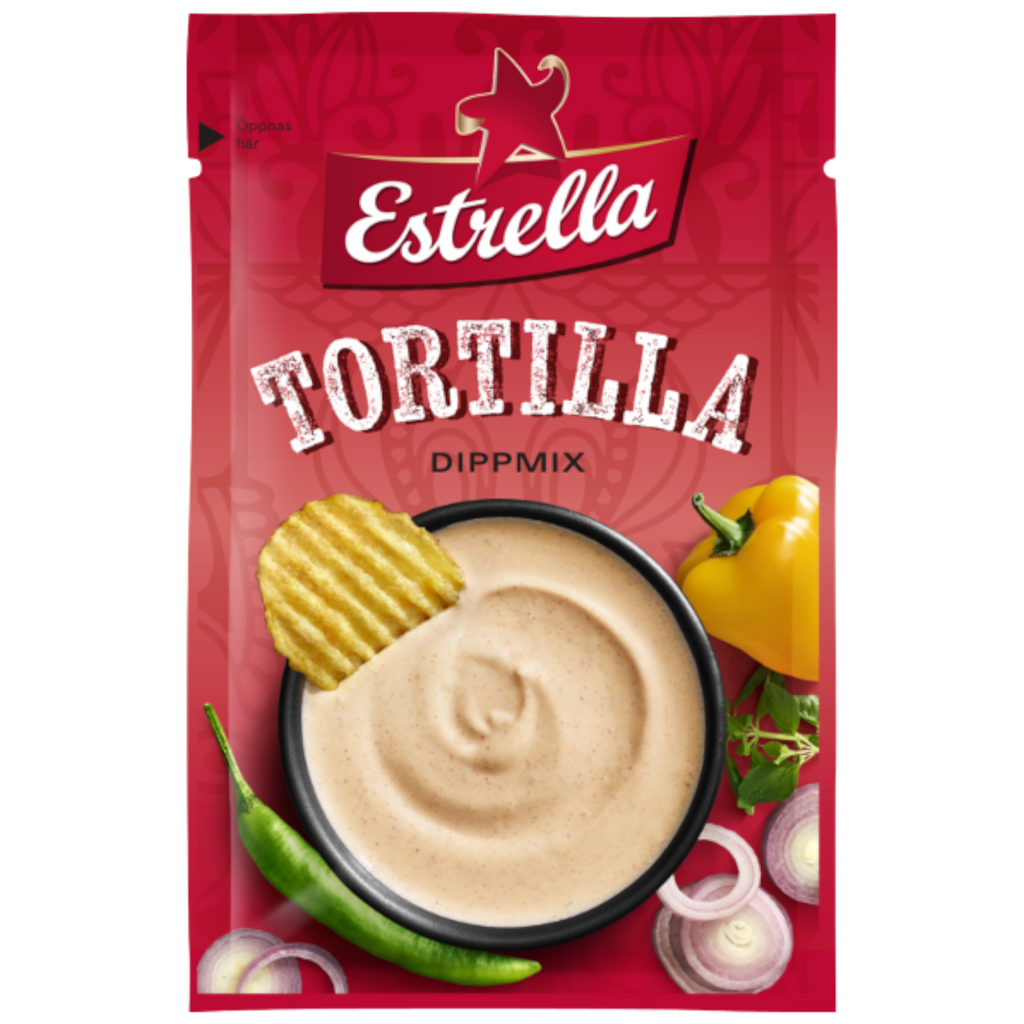 Estrella Tortilla Dippmix – Pepper & Chili Dipmix (Nordic) - 0.91oz (26g)