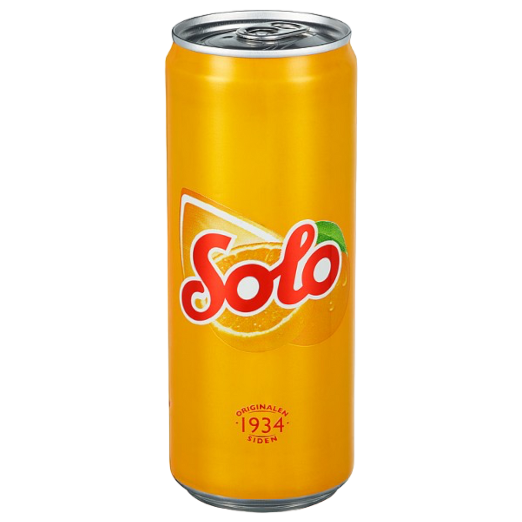 Ringnes Solo Orange Soft Drink (Norway) - 11.1fl.oz (330ml)