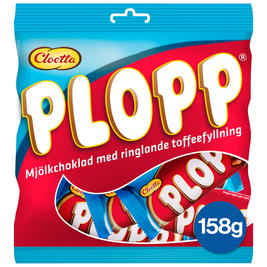 Cloetta Plopp Mini Chocolate with Caramel (Sweden) - 5.57oz (158g)