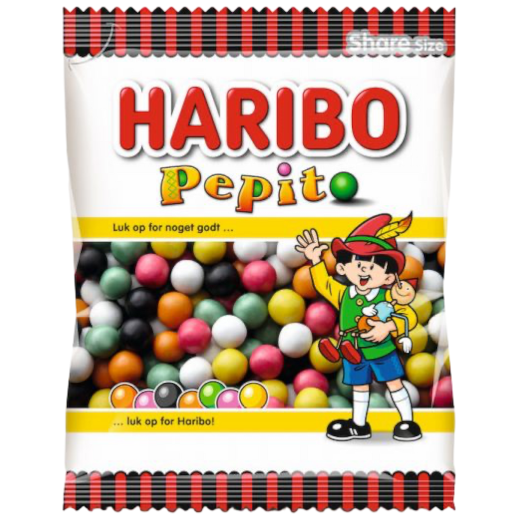 Haribo Pepito – Sugar Coated Liquorice Sweets (Norway) - 4.23oz (120g)