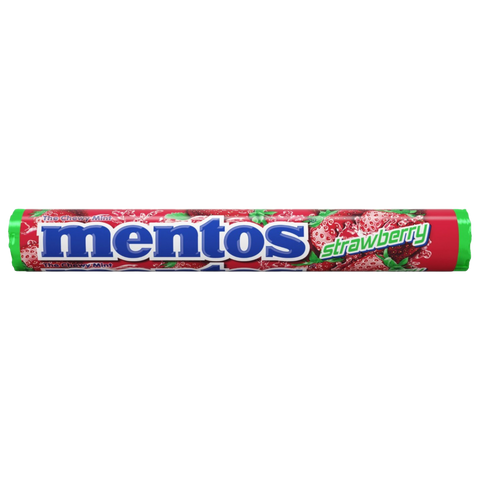 Mentos Strawberry - 1.32oz (37g) – Poppin Candy