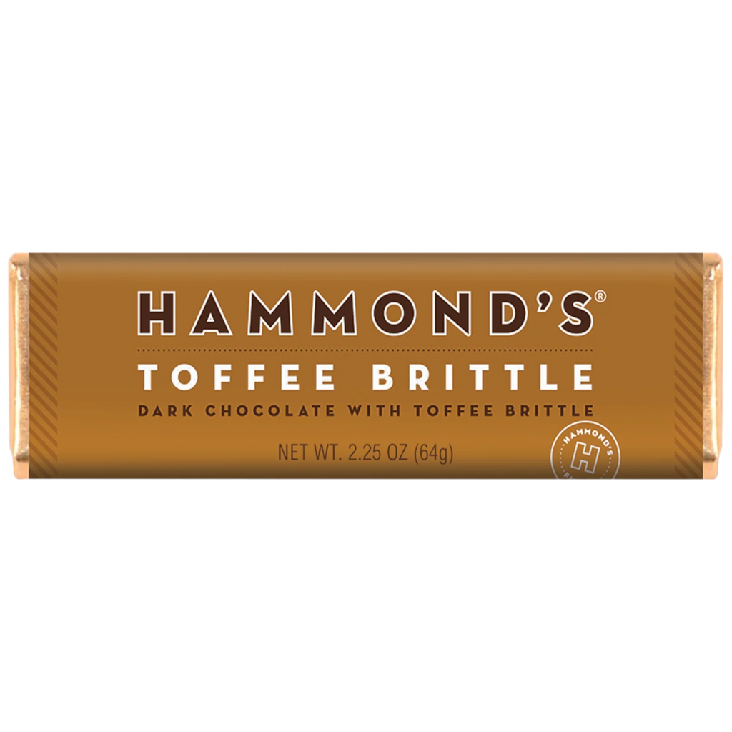 Hammond's Toffee Brittle Dark Chocolate Bar - 2.25oz (64g)