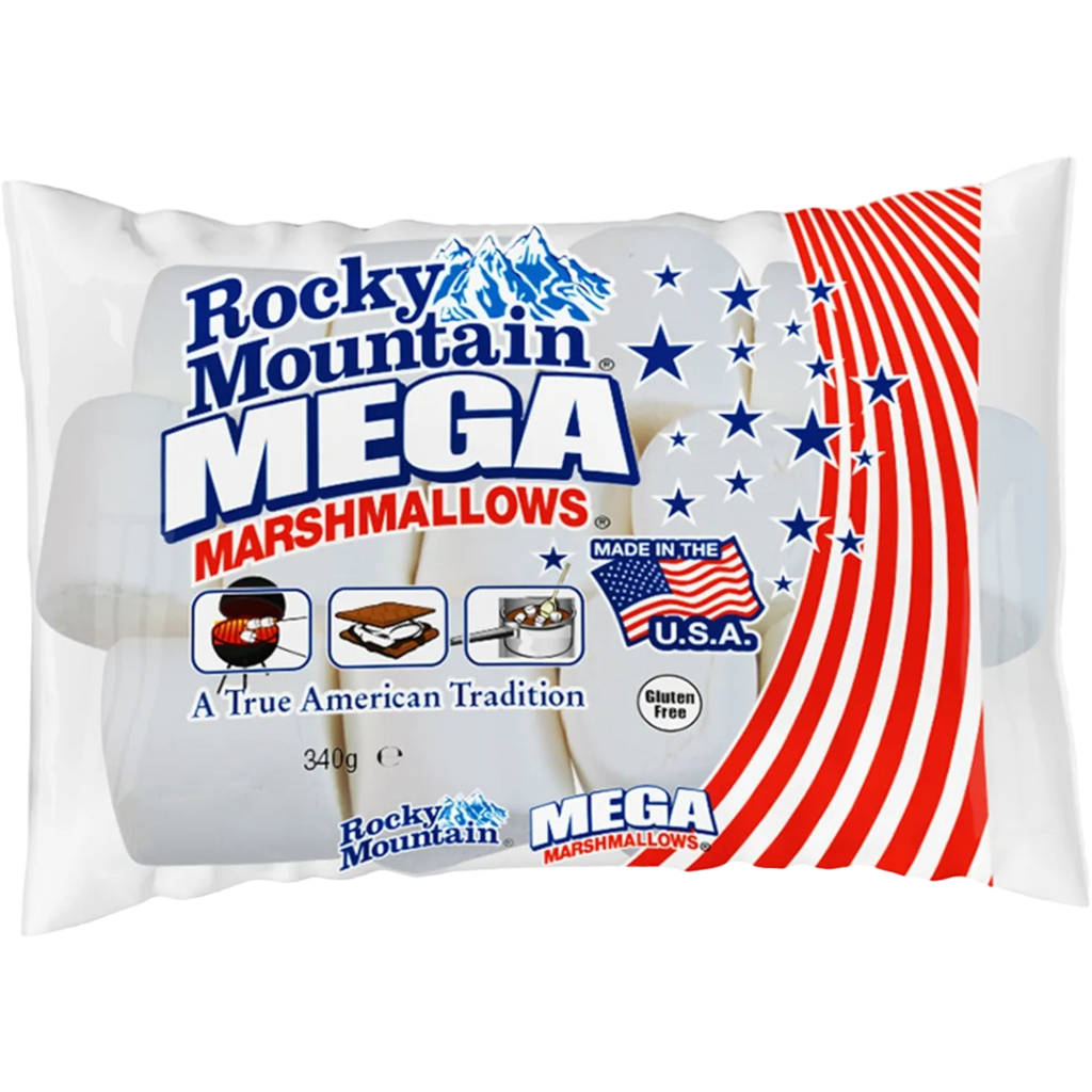 Rocky Mountain - 'MEGA' White Marshmallows - 11.9oz (340g)