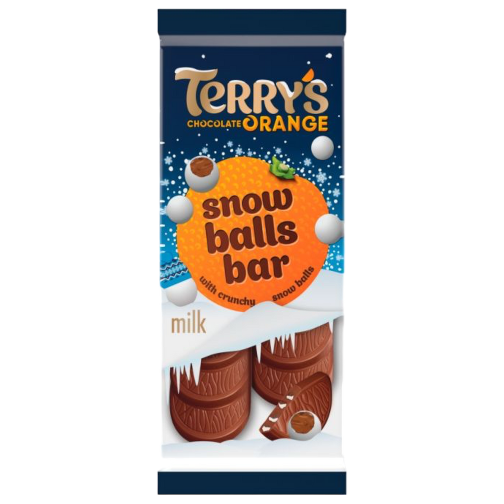 Terry's Chocolate Orange Snowballs Bar - 3.17oz (90g)