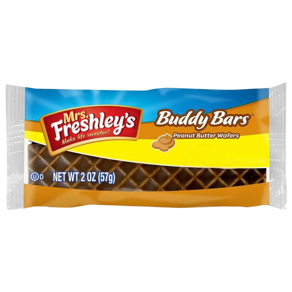 Mrs. Freshley's Buddy Bars Peanut Butter Wafers Twin Pack - 1.8oz (51g)