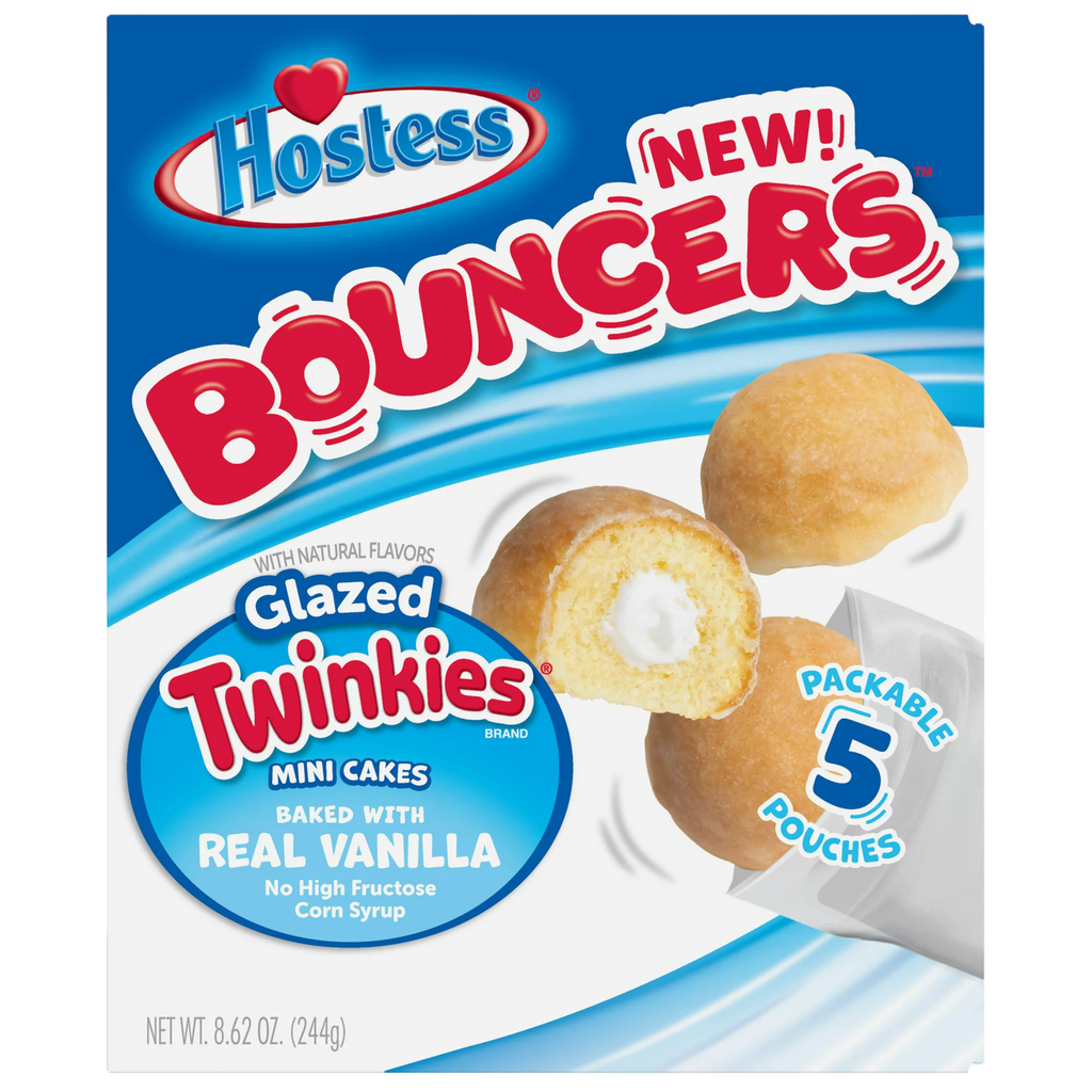 Hostess Bouncers Glazed Twinkies Mini Cakes