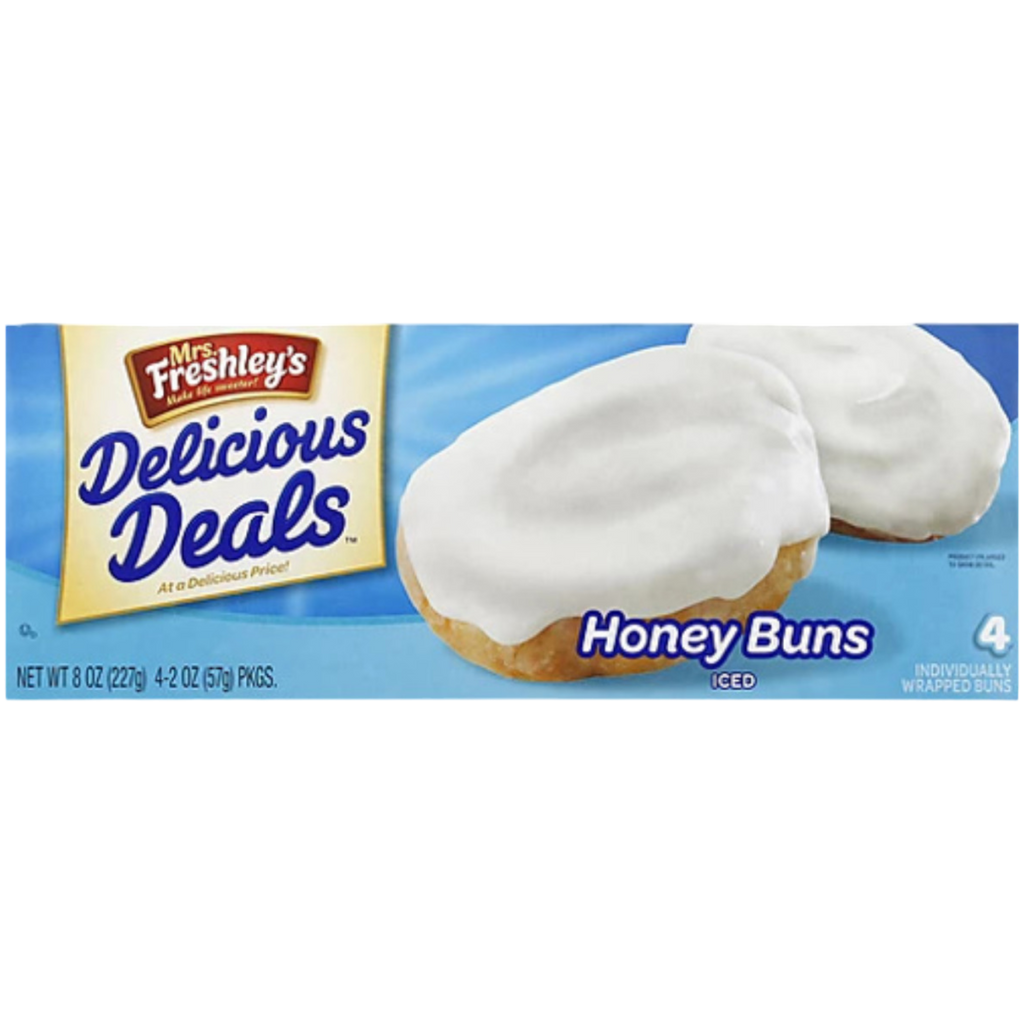 Mrs. Freshley’s Iced Honey Buns