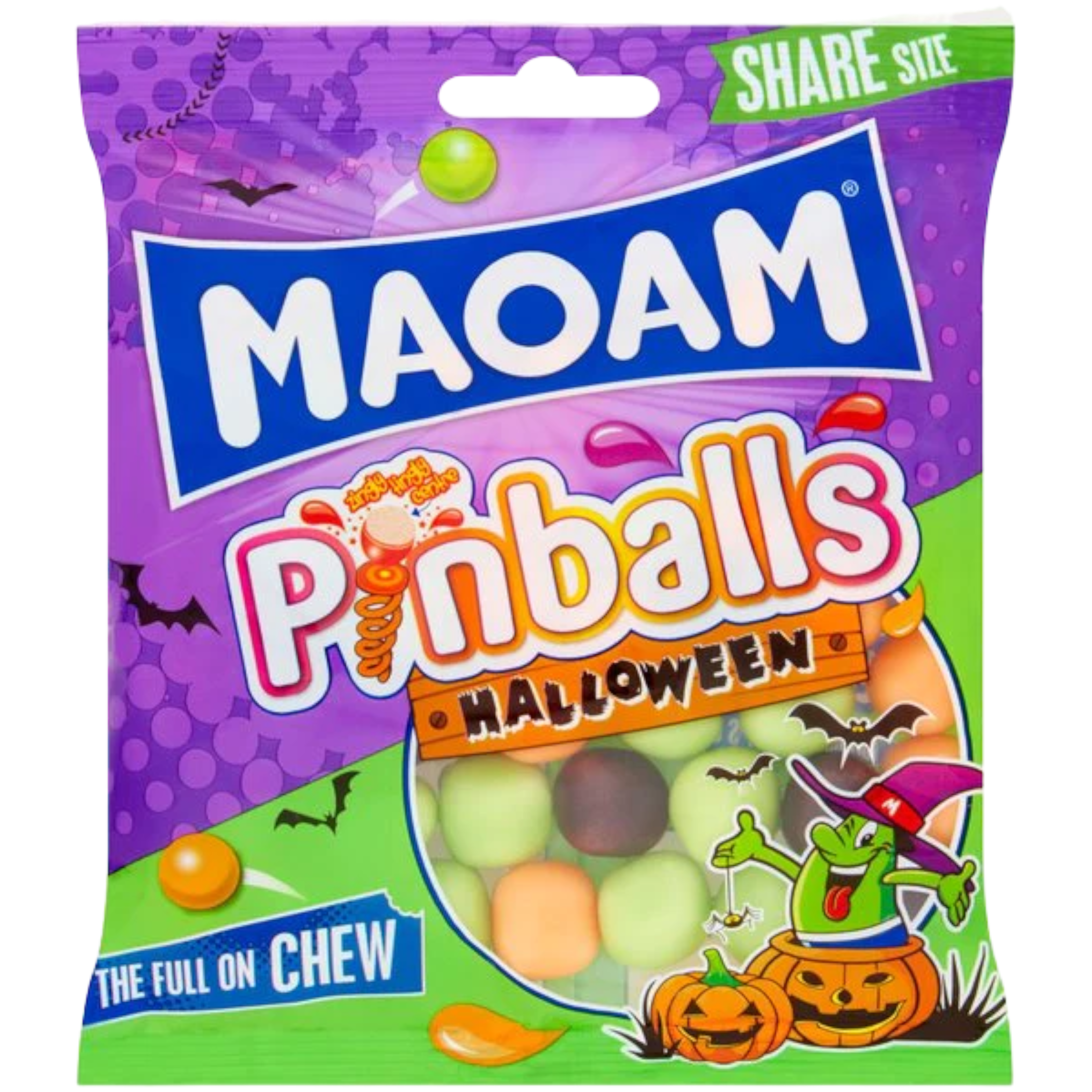 Maoam Halloween Pinballs - 4.93oz (140g)