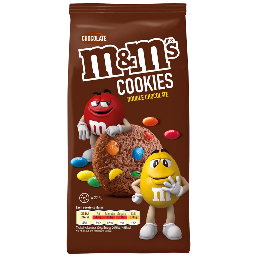 M&Ms Double Chocolate Cookies - 6.34oz (180g)