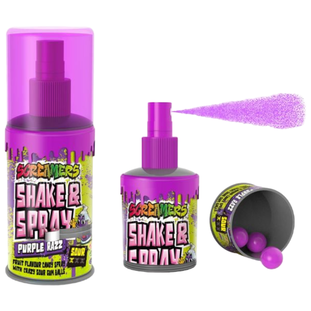 Candy Screamers Purple Raspberry Shake & Spray - 2.02fl.oz (60ml)