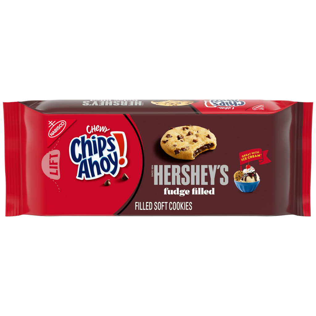 CHIPS AHOY! Chewy Hershey's Fudge Filled Soft Cookies - 9.6oz (272g)