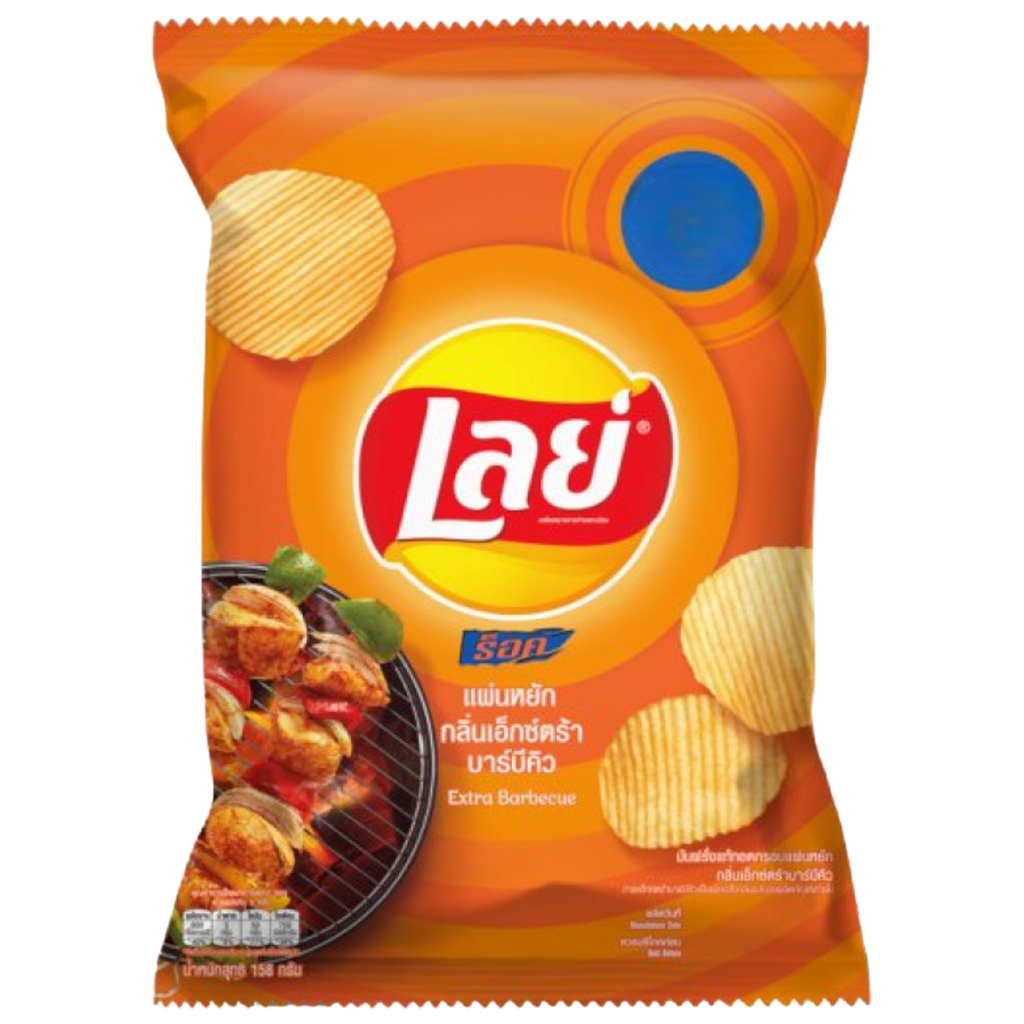 Lay's Extra BBQ Crisps (Thailand) - 1.55oz (44g)