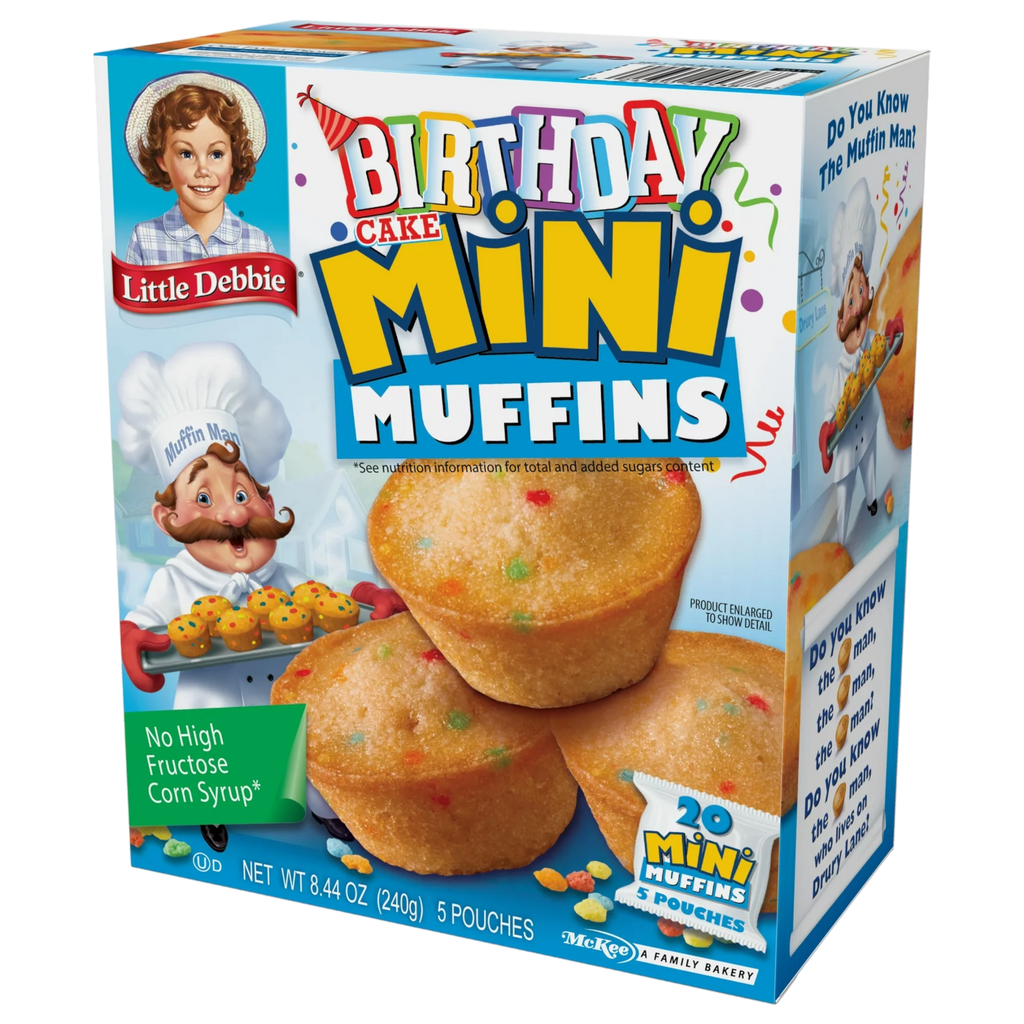 Little Debbie Mini Muffins (Birthday Cake)