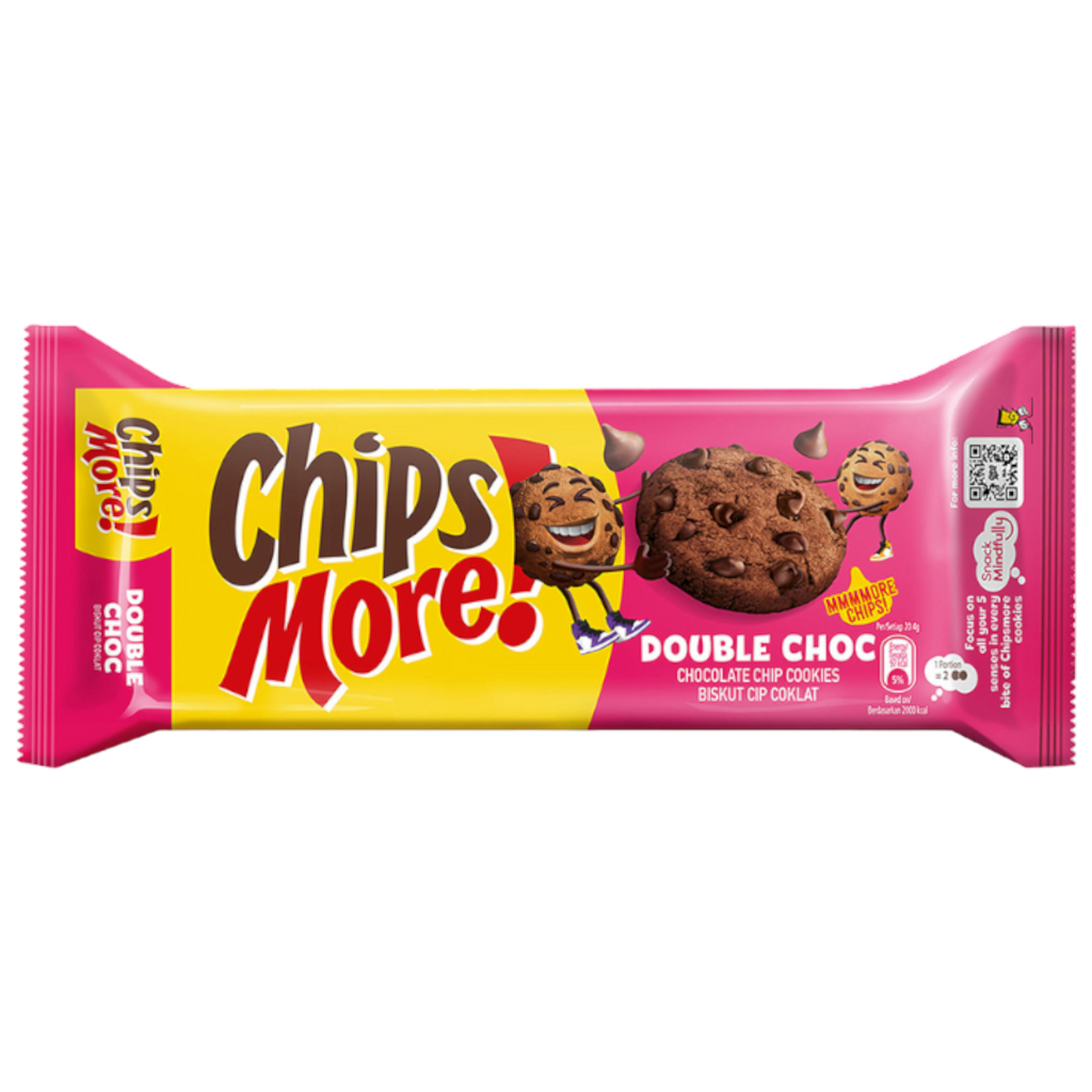 Chips Ahoy! ChipsMore! Double Choc Chocolate Chip Cookies (Malaysia) - 5.39oz (153g) BB 05/24