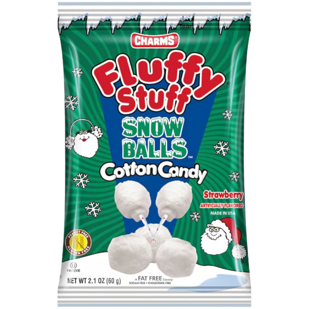 Charms Fluffy Stuff Snow Balls (Christmas Limited Edition) - 2.1oz (59g)