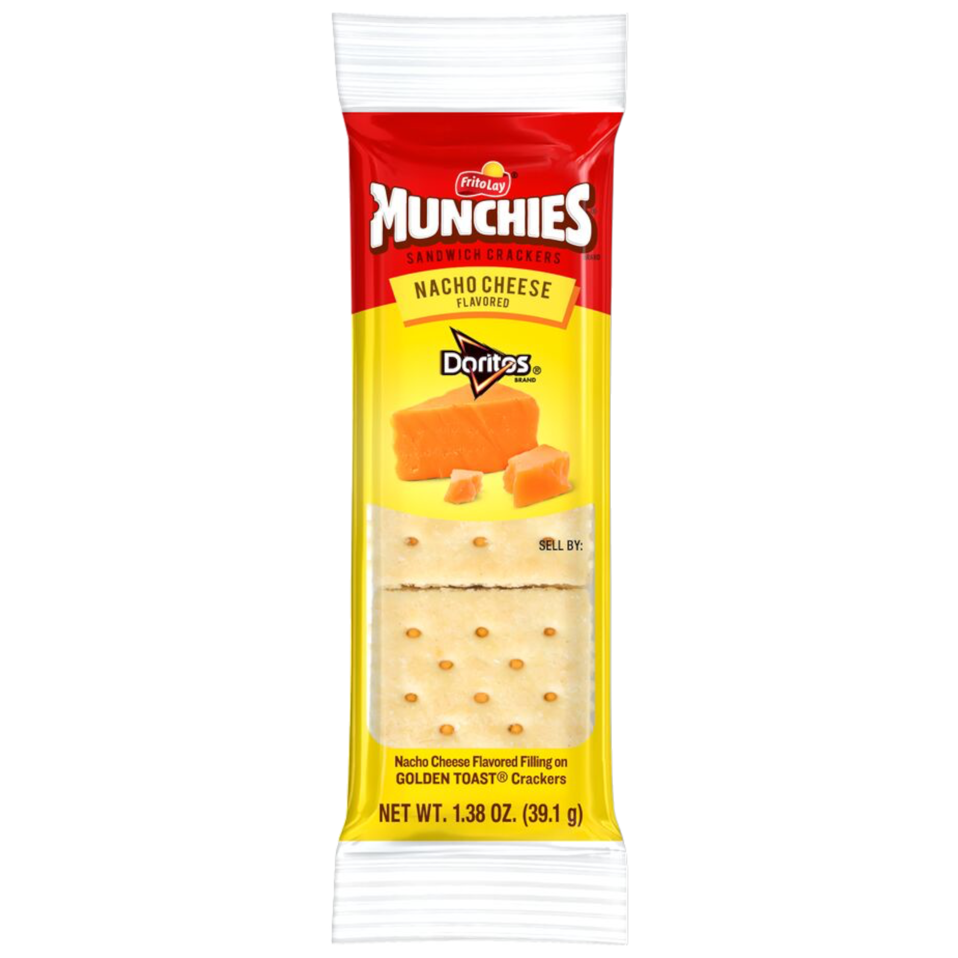 Munchies Doritos Nacho Cheese Crackers - 1.38oz (39.1g)