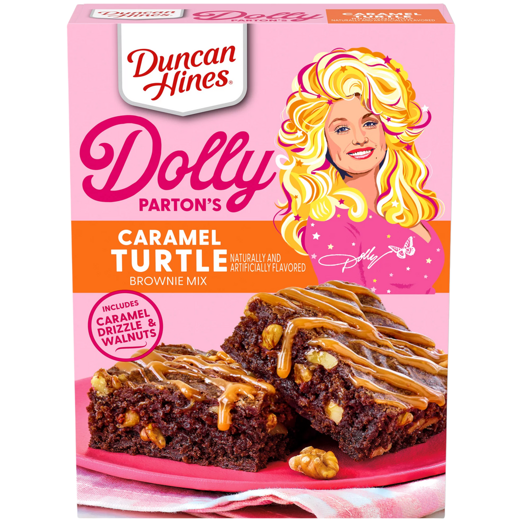 Dolly Parton's Caramel Turtle Flavored Brownie Mix - 16.7oz (473g)
