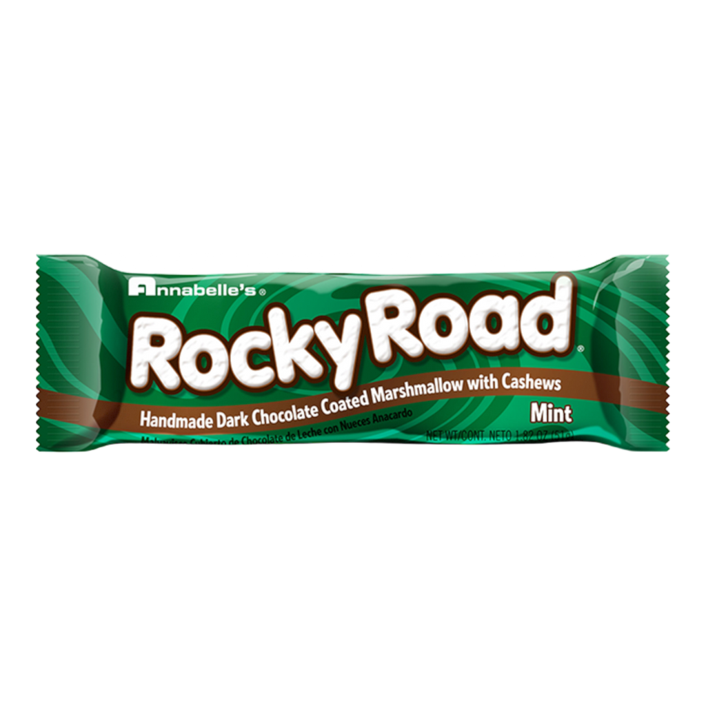 Annabelle Rocky Road Mint Chocolate Bar 1.82oz (51g)